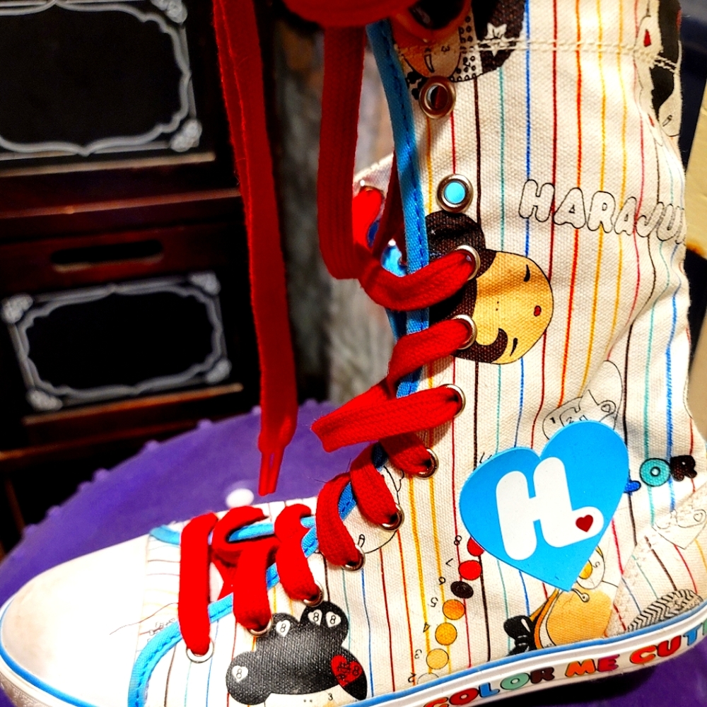 Harajuku Super kawaii high top sneakers